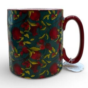 10 Strawberry Street Pomegranate Mug NEW